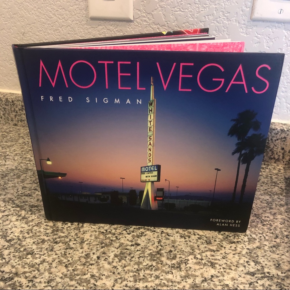 Signed Hardcover Copy Motel Vegas by Fred Sigman 1st Edition